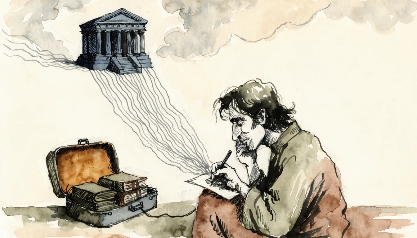 Ilustração editorial sobre Bruno Tolentino