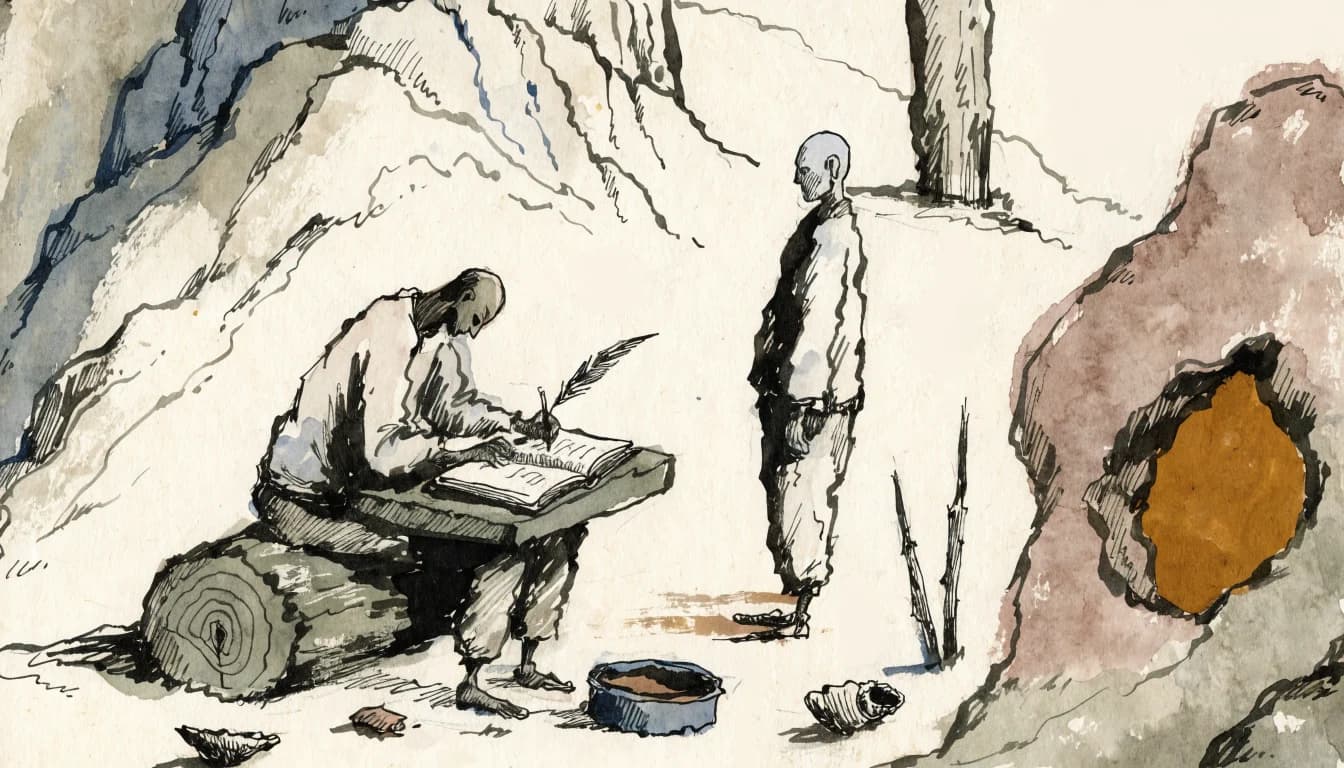 Ilustração editorial sobre Daniel Defoe