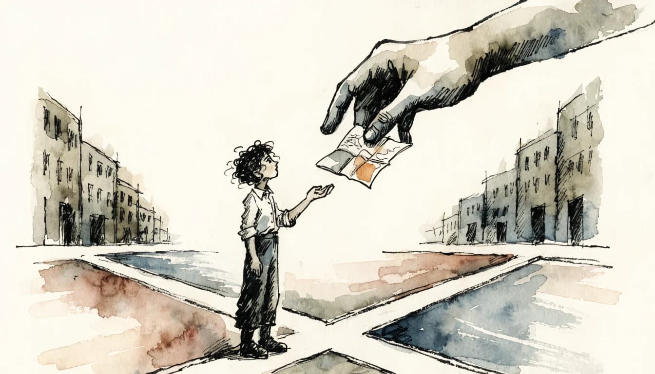 Ilustração editorial sobre As Dicas de Olavo de Carvalho para uma Pessoa sem Rumo