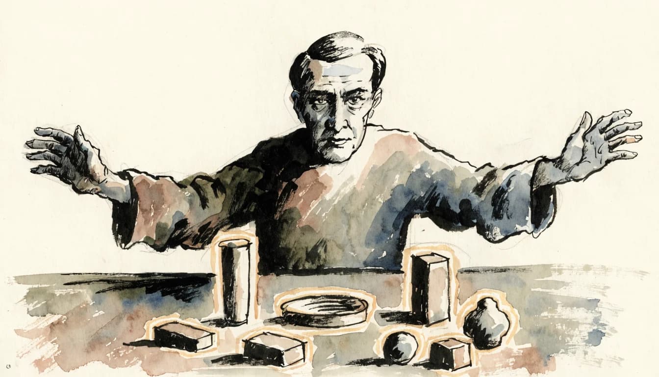 Ilustração editorial sobre Edmund Husserl