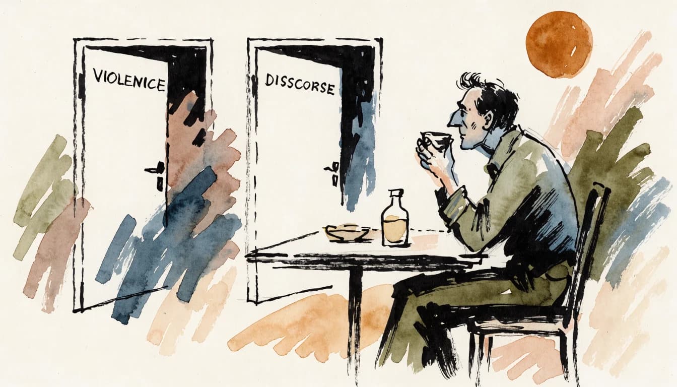 Ilustração editorial sobre Éric Weil