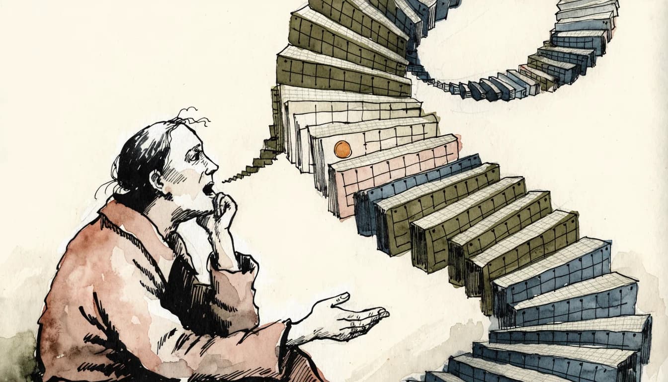 Ilustração de Eugen Rosenstock-Huessy, pensador da linguagem e da história