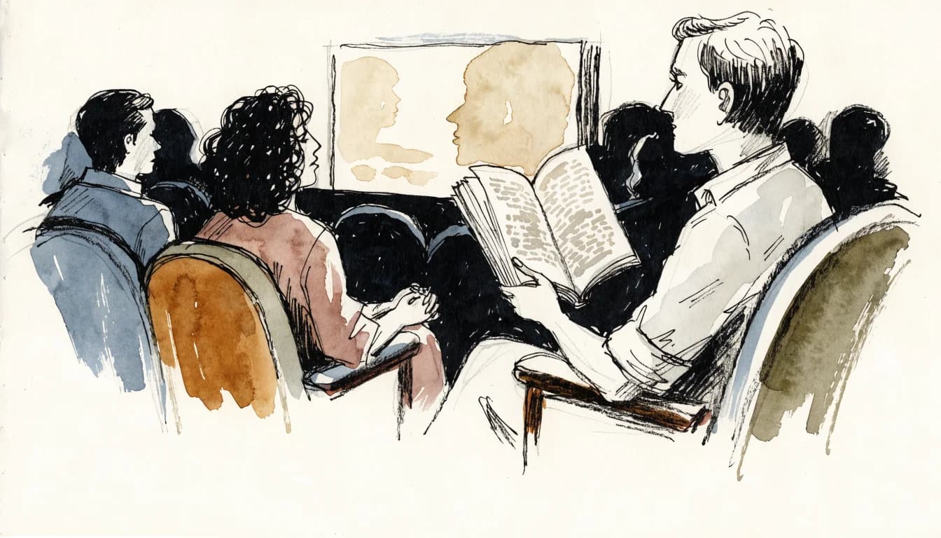 Ilustração editorial sobre Filmes que Vieram de Livros (e Quase Ninguém Sabe)