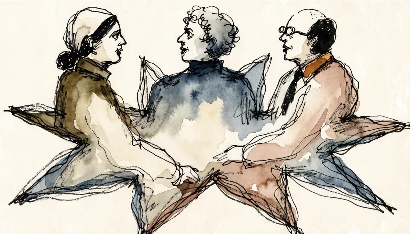 Ilustração editorial sobre Franz Rosenzweig – Vida, Obra e Contribuições Intelectuais