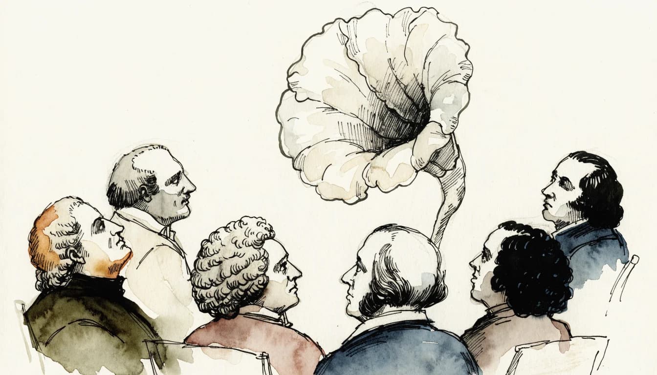 Ilustração editorial sobre Descobrindo os Grandes Compositores da História com Otto Maria Carpeaux