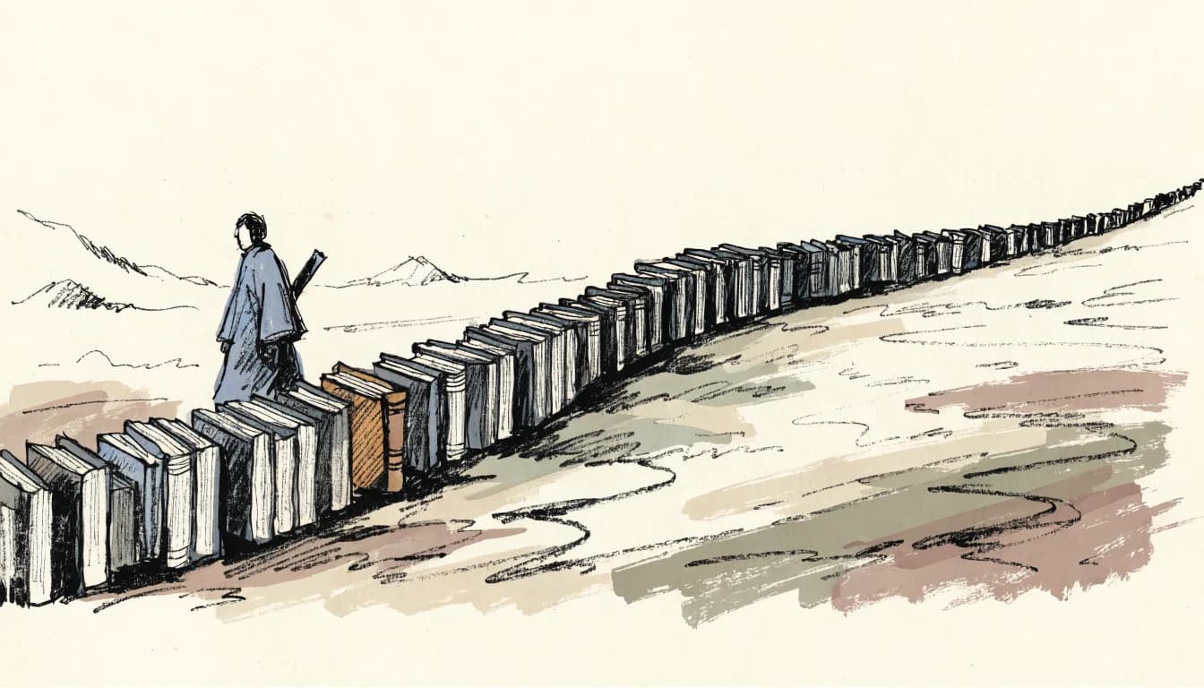 Ilustração editorial sobre Lista 100 livros do José Monir Nasser