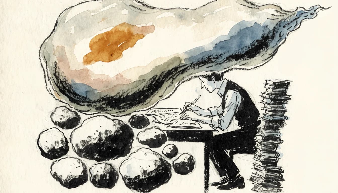 Ilustração editorial sobre 7 livros de Thomas Sowell que você deveria conhecer