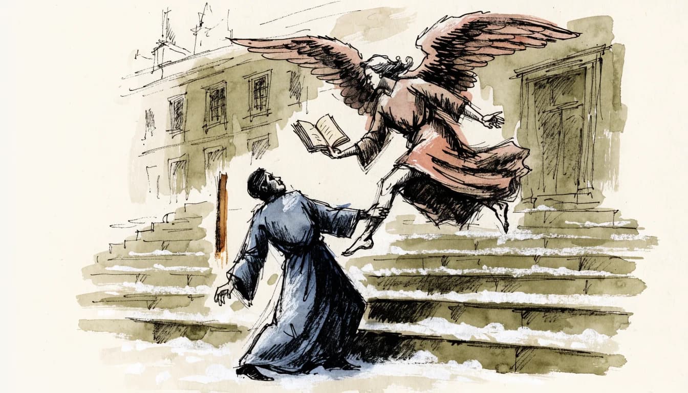 Ilustração editorial sobre Miguel de Unamuno
