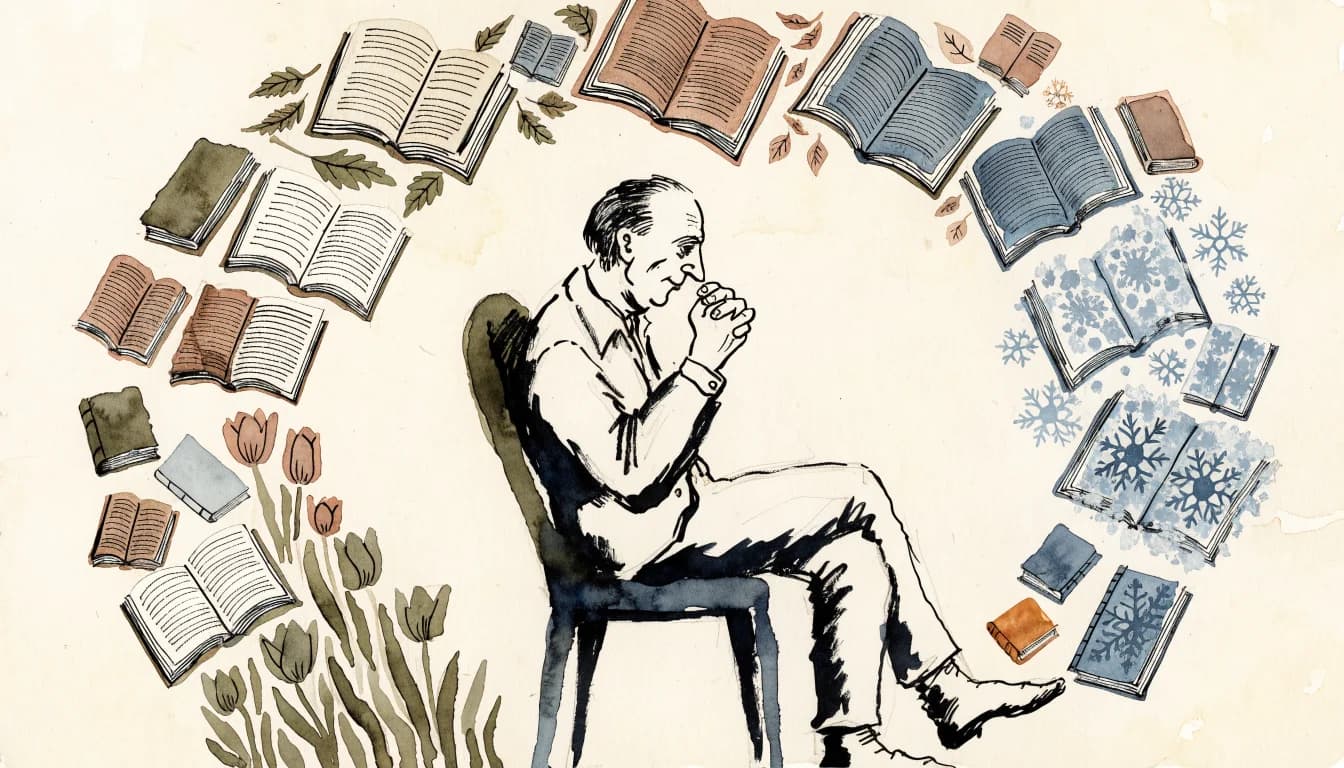 Ilustração editorial sobre Northrop Frye