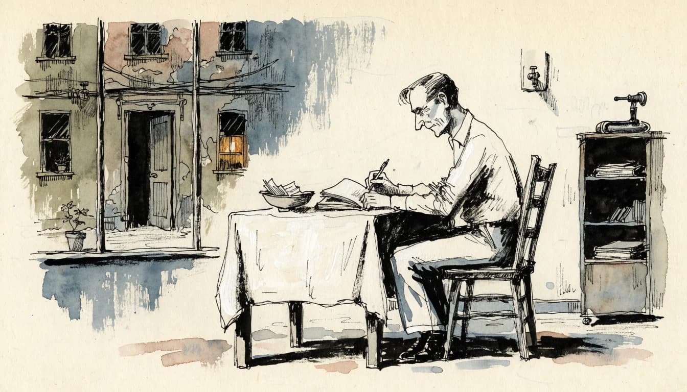 Ilustração editorial sobre Theodore Dalrymple