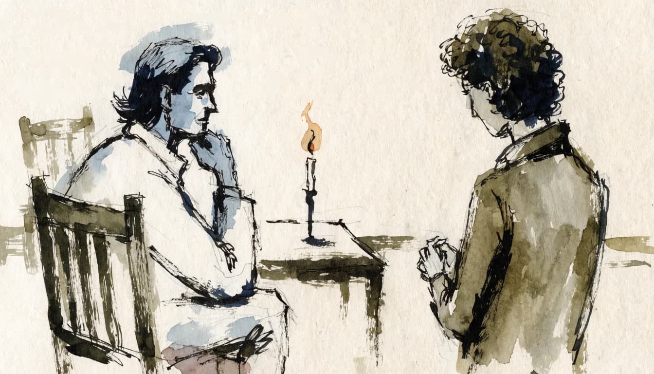 Ilustração editorial sobre Viktor Frankl