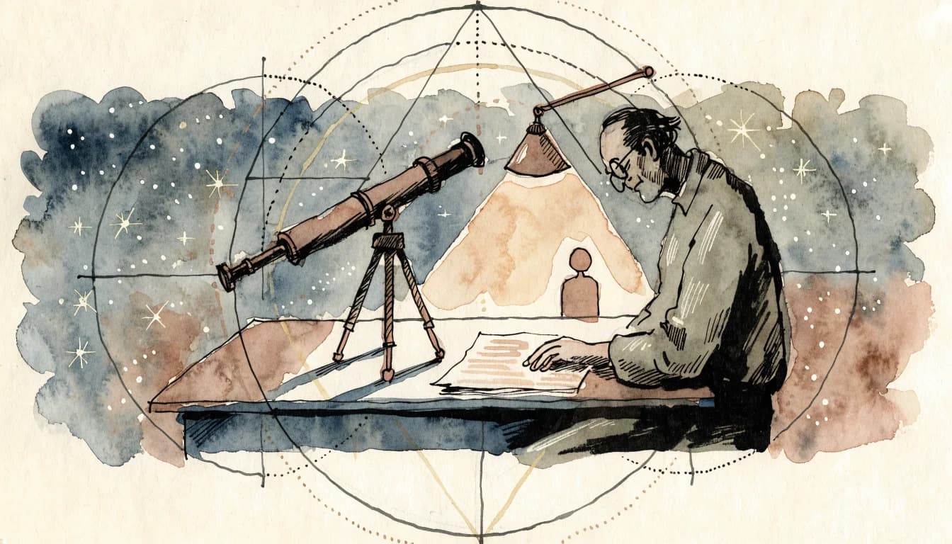 Ilustração editorial sobre Como Wolfgang Smith Revolucionou a Filosofia e a Ciência!