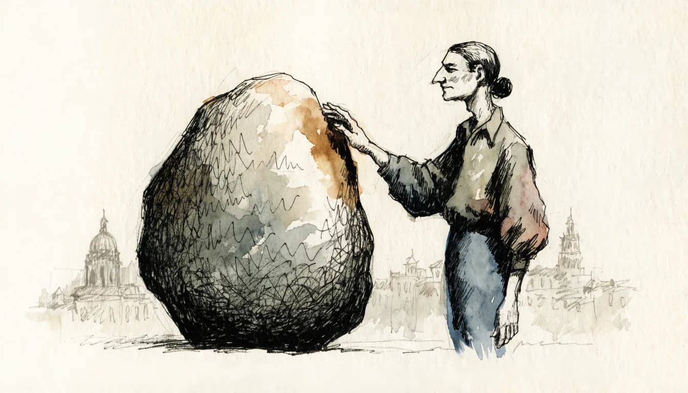 Ilustração editorial sobre Xavier Zubiri