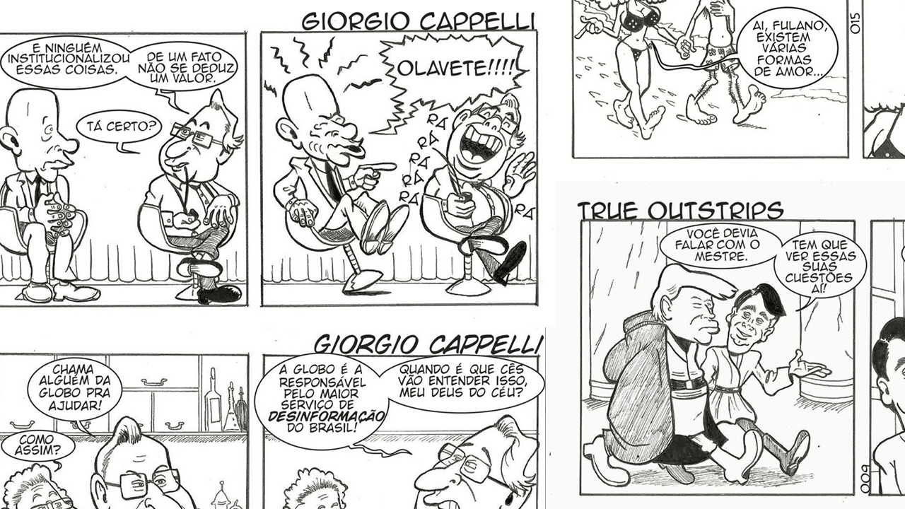 True Outstrips: Quadrinista Cria Tirinhas Sobre Olavo de Carvalho