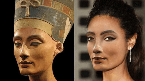 Esse é o jeito que Nefertiti, entre outras figuras históricas, pareceriam hoje