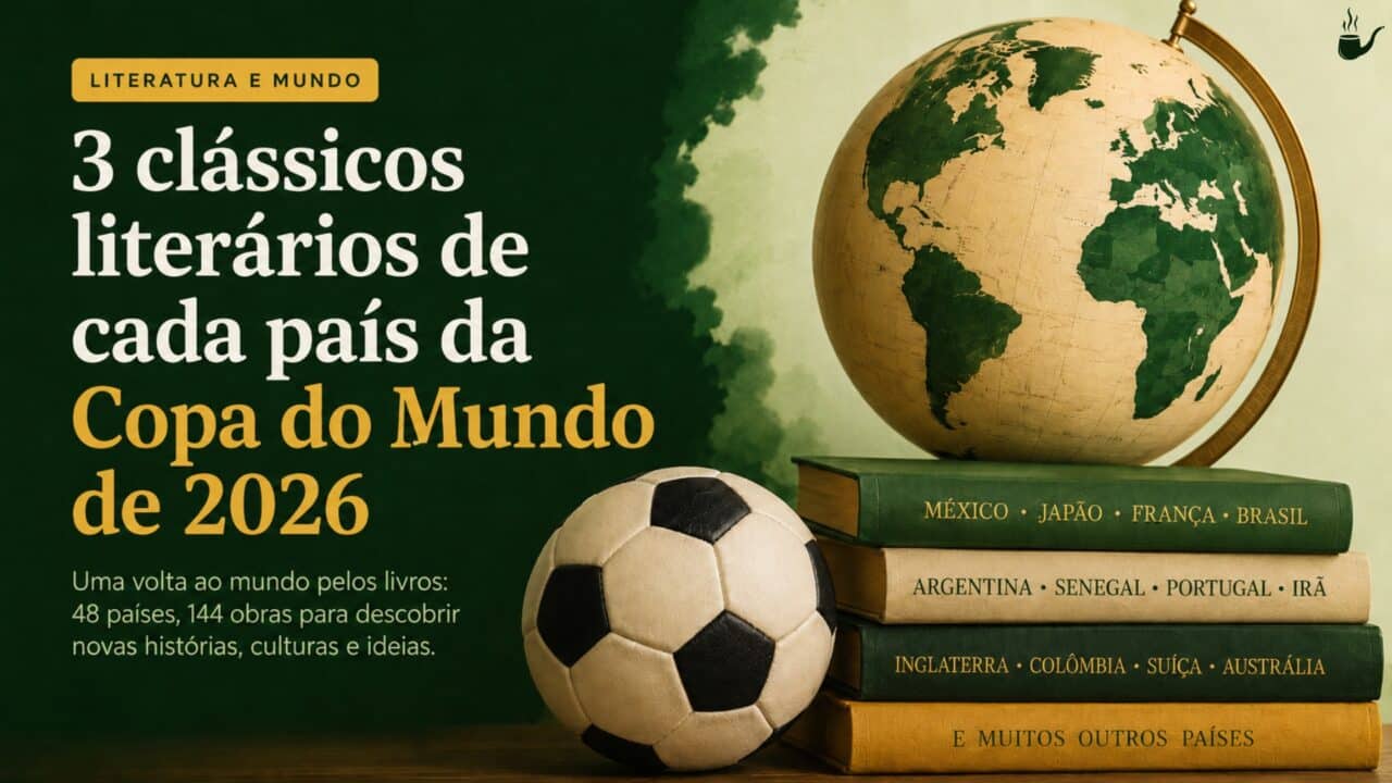 3 clássicos literários de cada país da Copa do Mundo de 2026